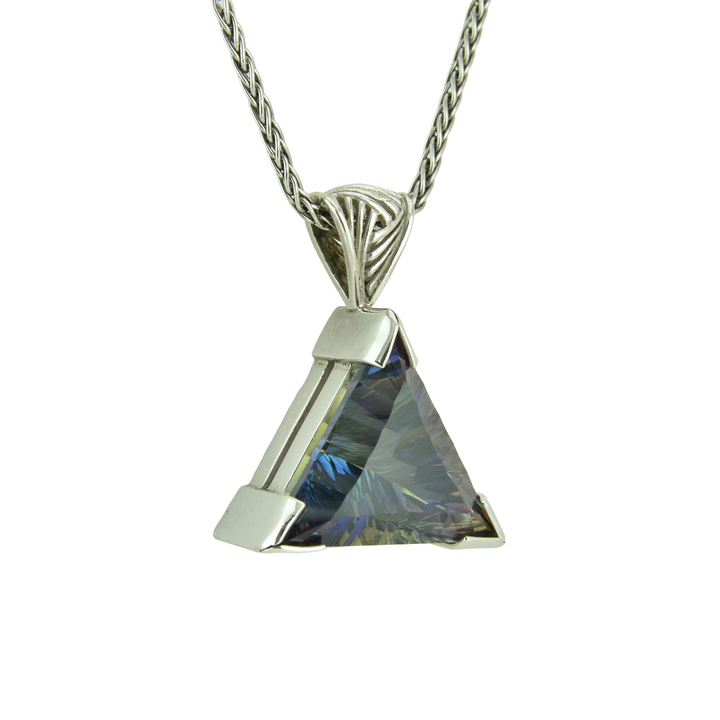 Indigo Warrior Mystic Quartz Pendant