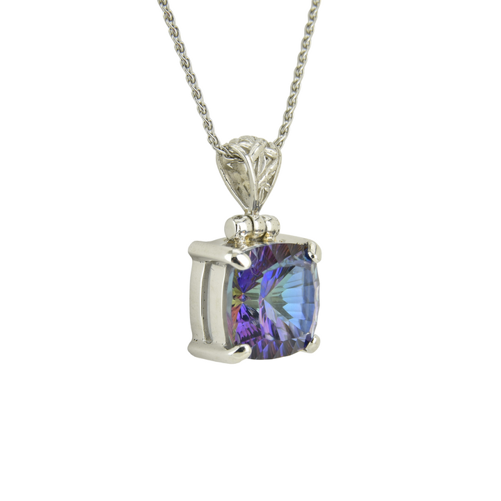 Indigo Warrior Mystic Quartz Pendant
