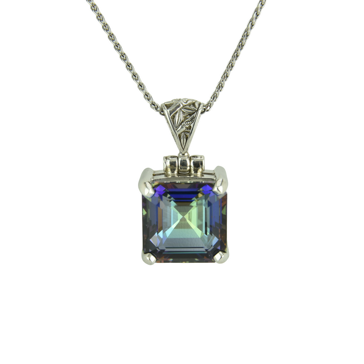 Indigo Warrior Mystic Quartz Pendant