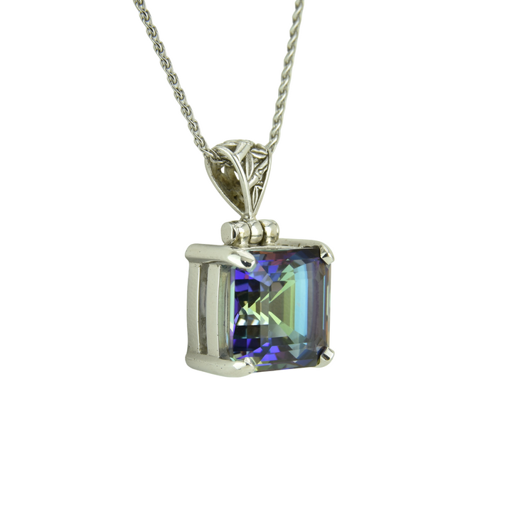 Indigo Warrior Mystic Quartz Pendant