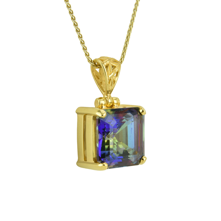 Indigo Warrior Mystic Quartz Pendant