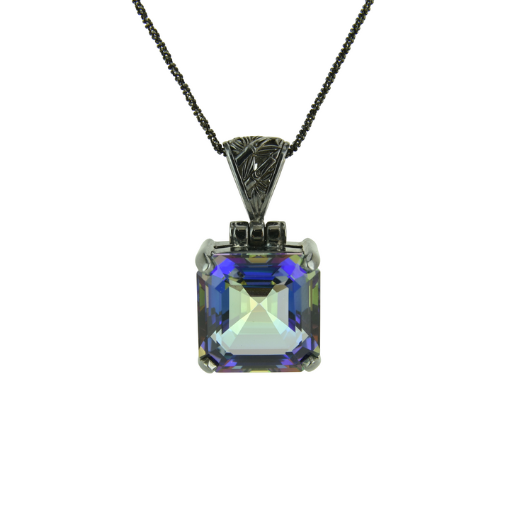 Indigo Warrior Mystic Quartz Pendant
