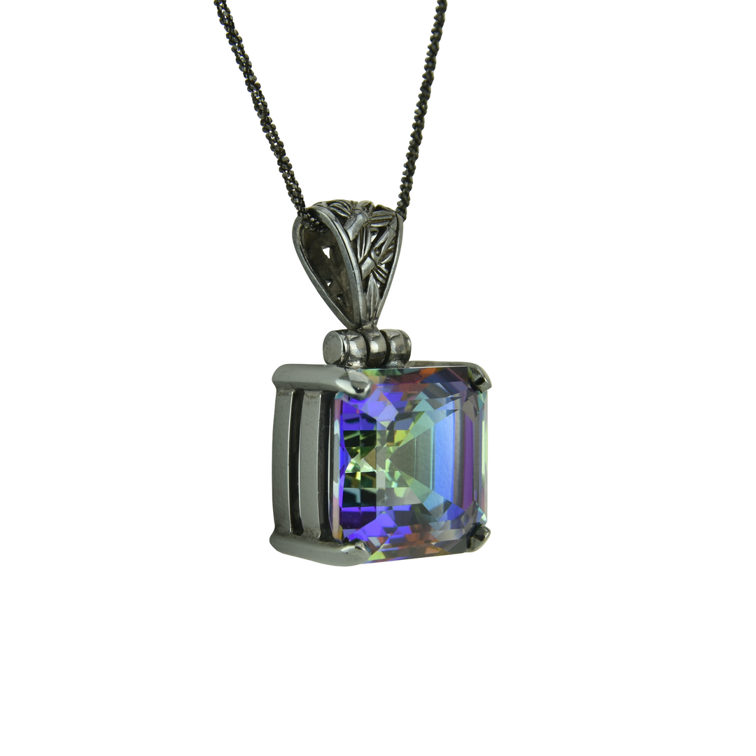 Indigo Warrior Mystic Quartz Pendant