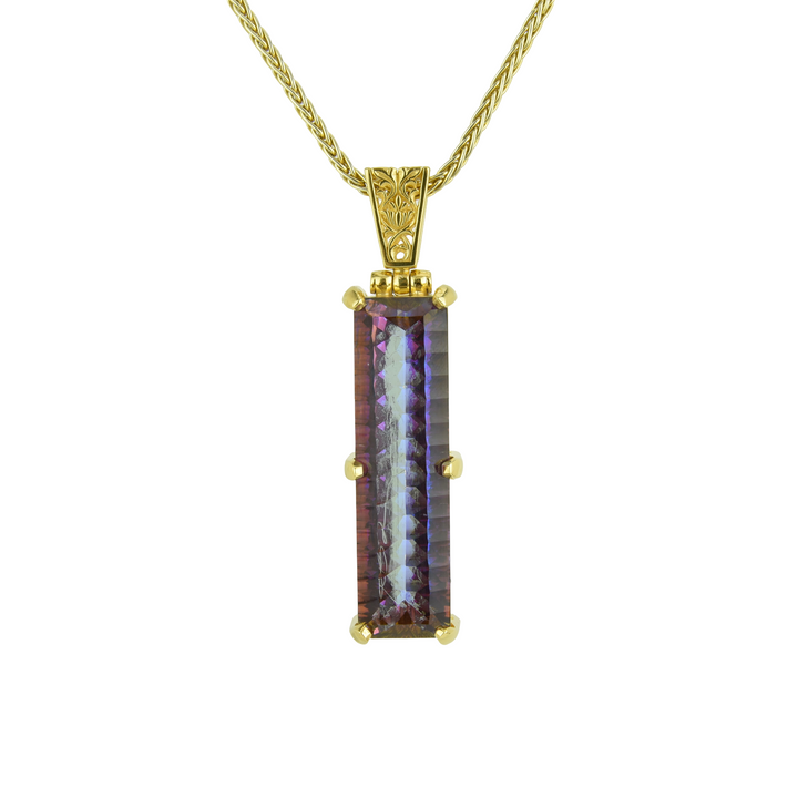 Indigo Warrior Mystic Quartz Pendant