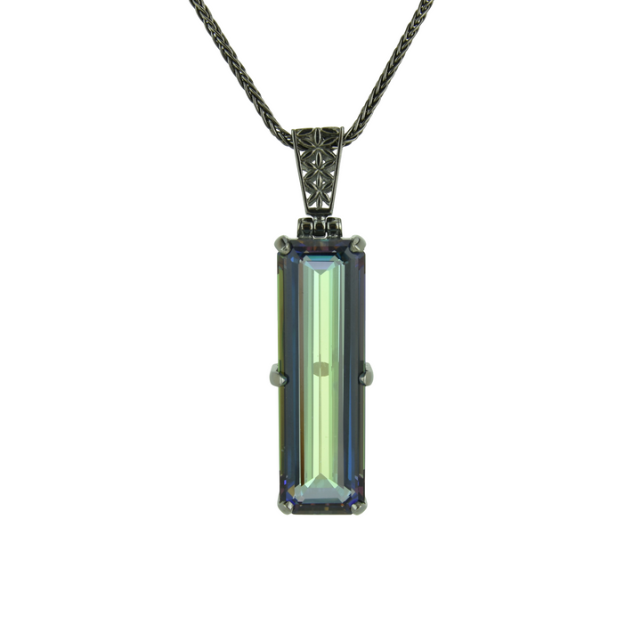 Indigo Warrior Mystic Quartz Pendant