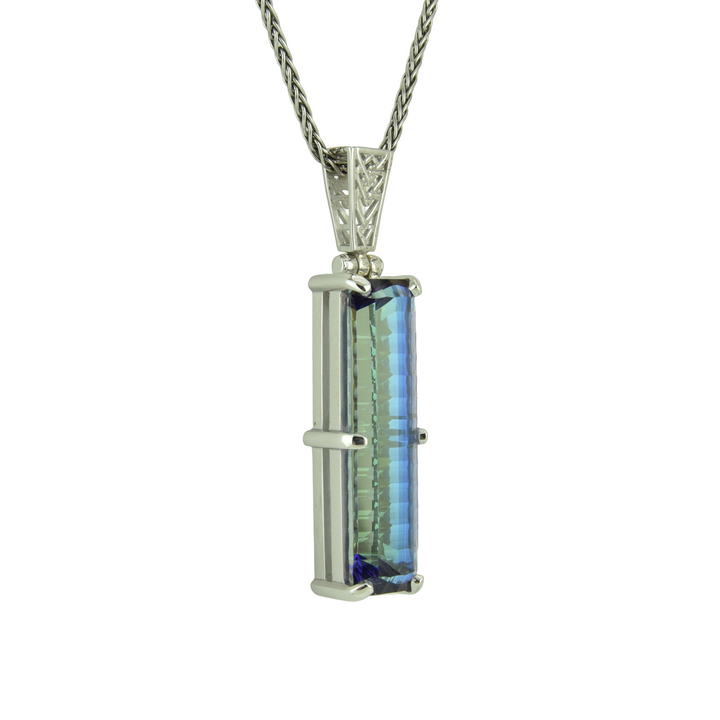 Indigo Warrior Mystic Quartz Pendant
