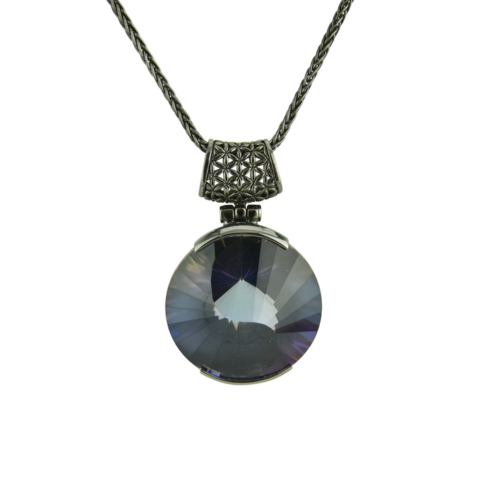 Indigo Warrior Mystic Quartz Pendant