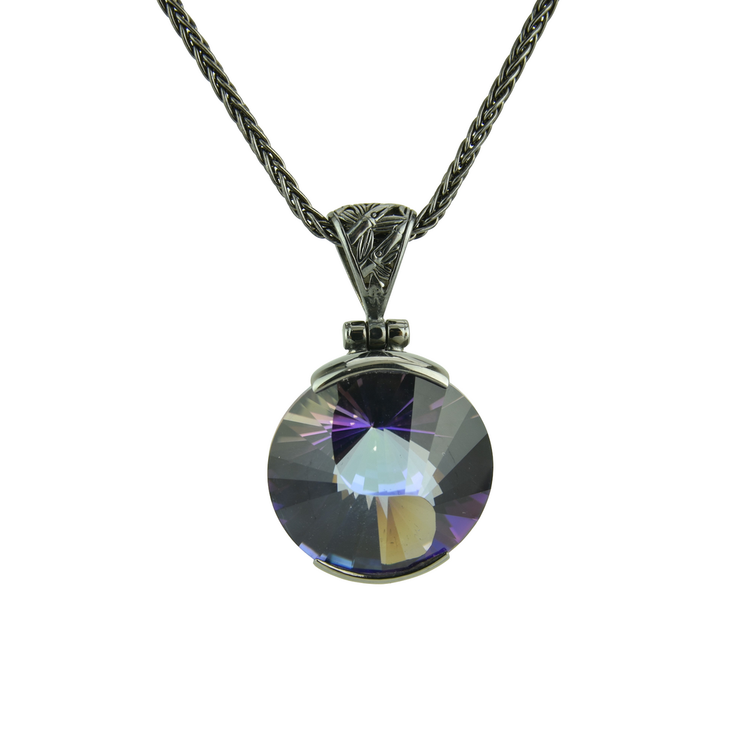 Indigo Warrior Mystic Quartz Pendant