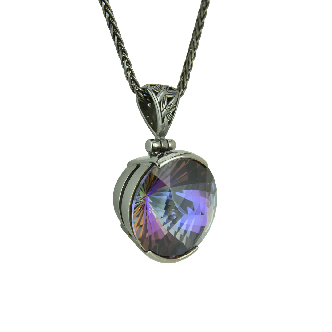 Indigo Warrior Mystic Quartz Pendant