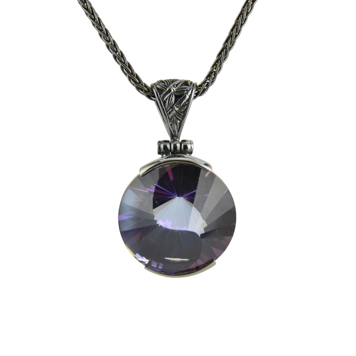Indigo Warrior Mystic Quartz Pendant