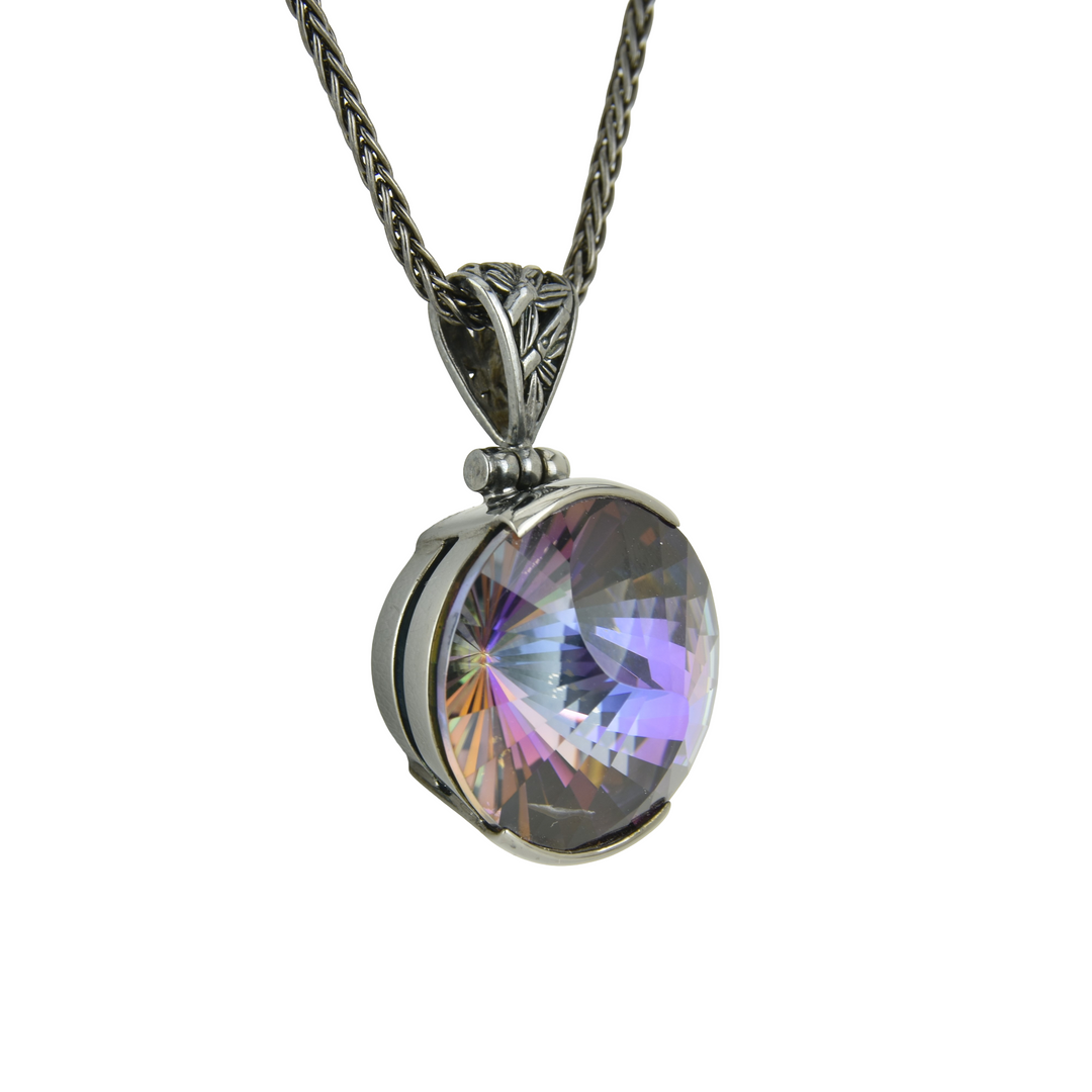 Indigo Warrior Mystic Quartz Pendant
