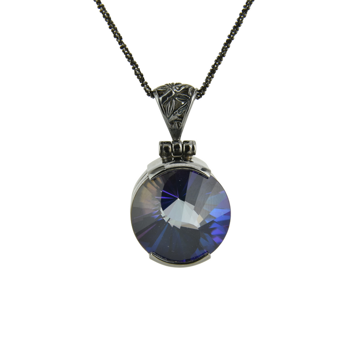 Indigo Warrior Mystic Quartz Pendant