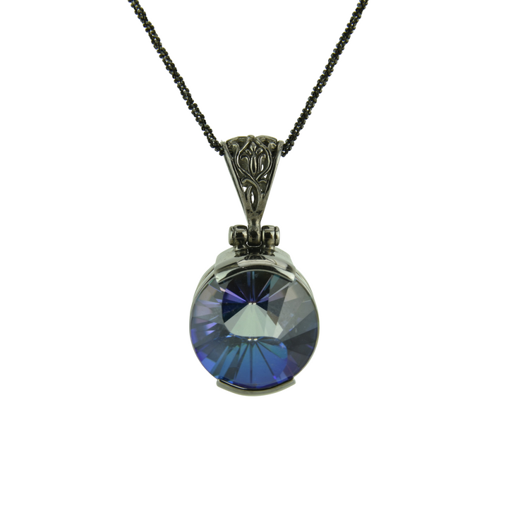 Indigo Warrior Mystic Quartz Pendant