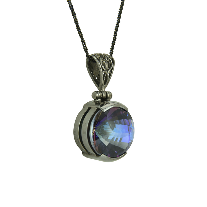 Indigo Warrior Mystic Quartz Pendant