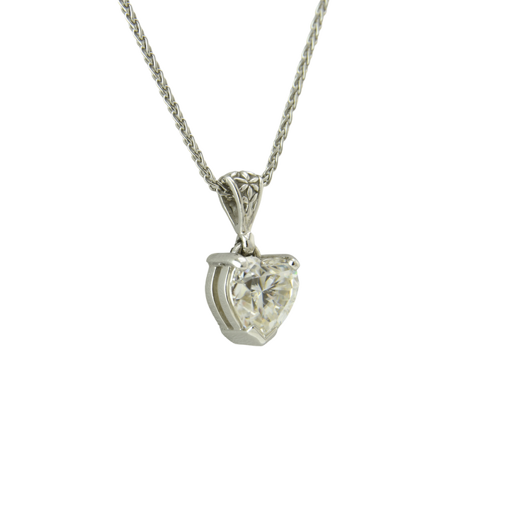 White Moissanite