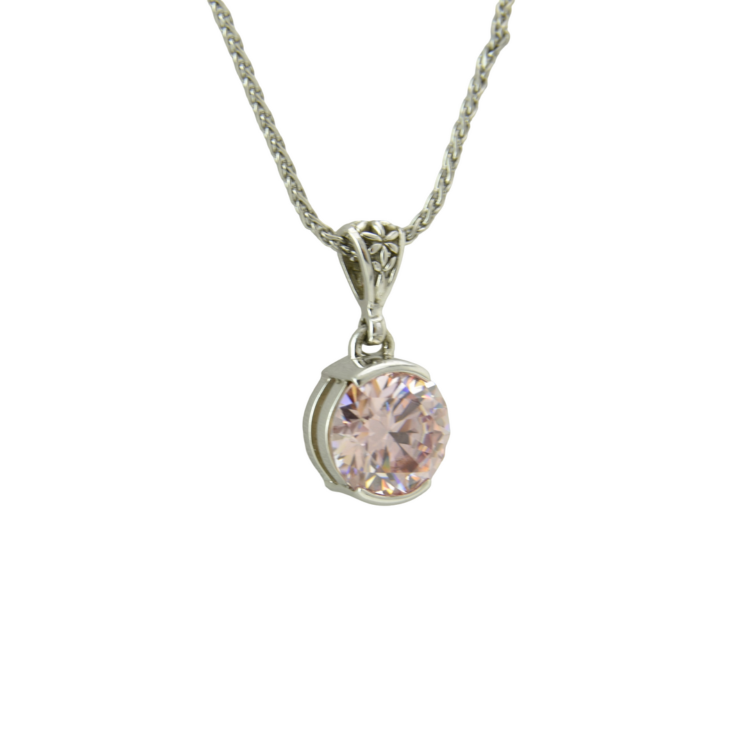 Pink Moissanite