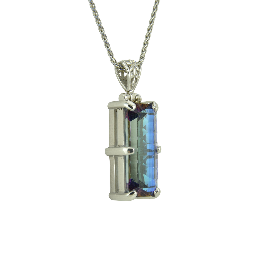 Indigo Warrior Mystic Quartz Pendant