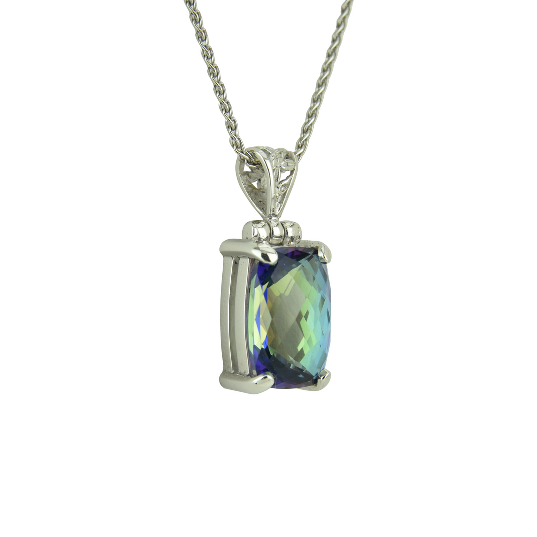 Indigo Warrior Mystic Quartz Pendant