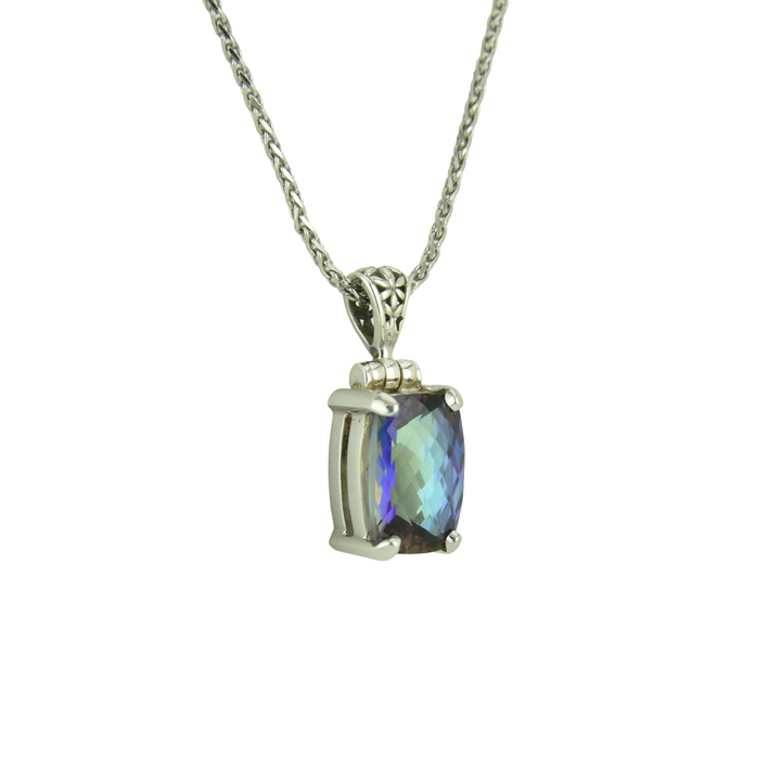 Indigo Warrior Mystic Quartz Pendant