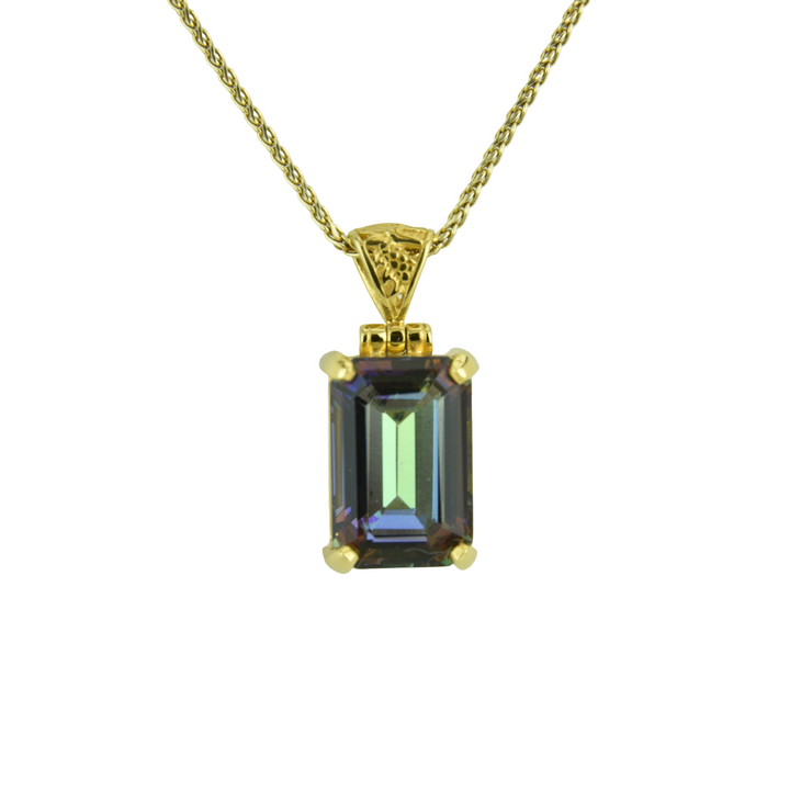 Indigo Warrior Mystic Quartz Pendant