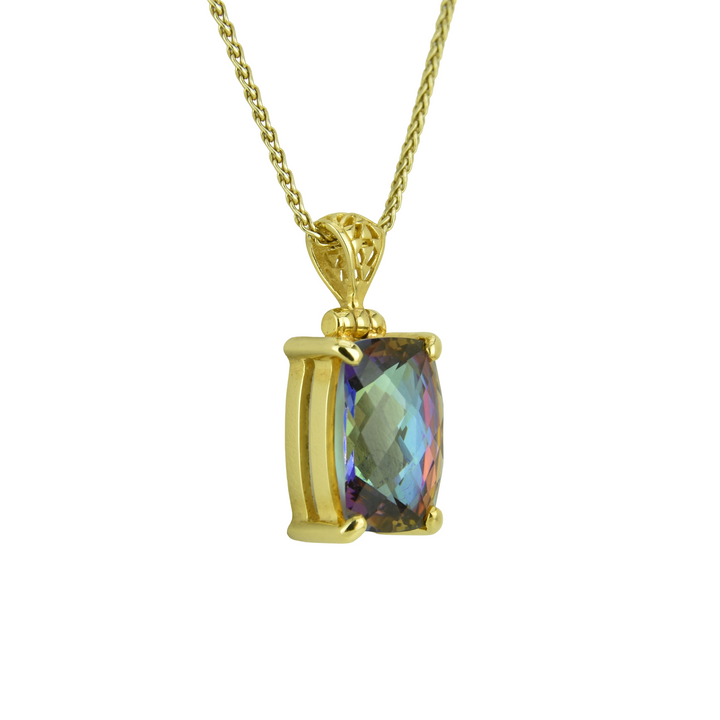 Indigo Warrior Mystic Quartz Pendant