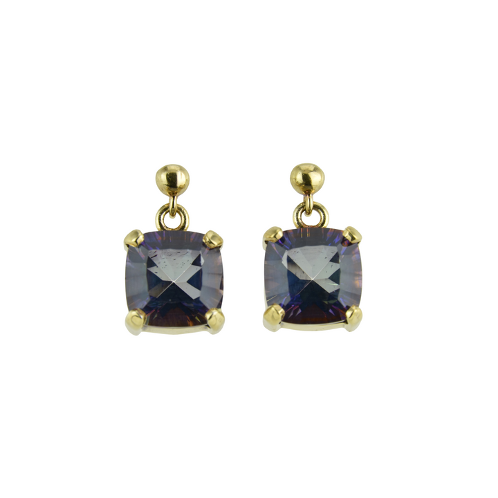 Indigo Warrior Mystic Quartz Earrings