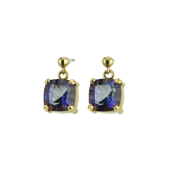 Indigo Warrior Mystic Quartz Earrings