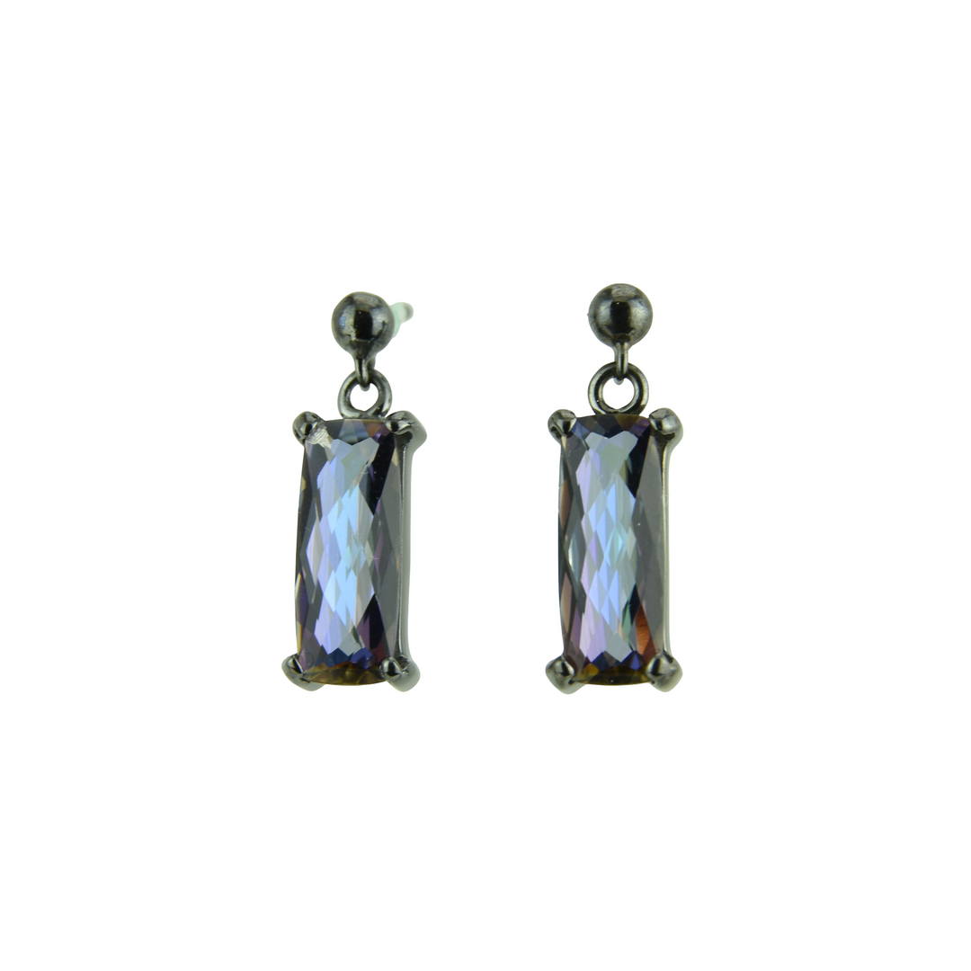 Indigo Warrior Mystic Quartz Earrings
