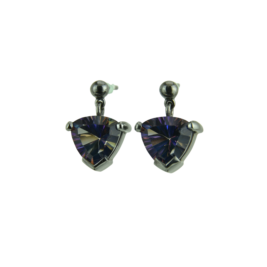 Indigo Warrior Mystic Quartz Earrings