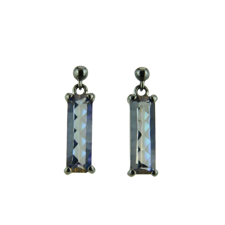 Indigo Warrior Mystic Quartz Earrings