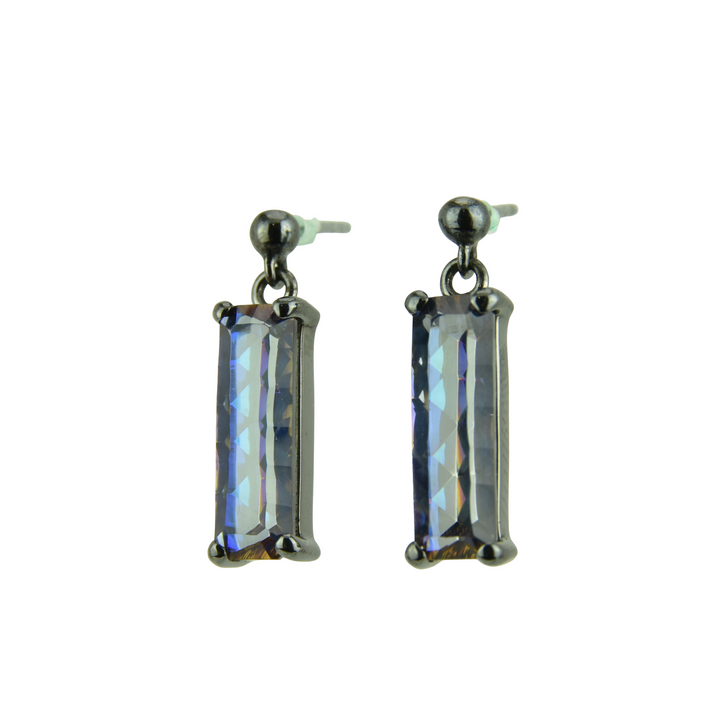 Indigo Warrior Mystic Quartz Earrings