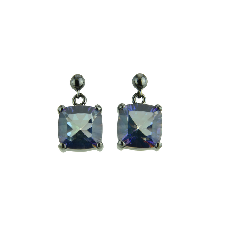 Indigo Warrior Mystic Quartz Earrings