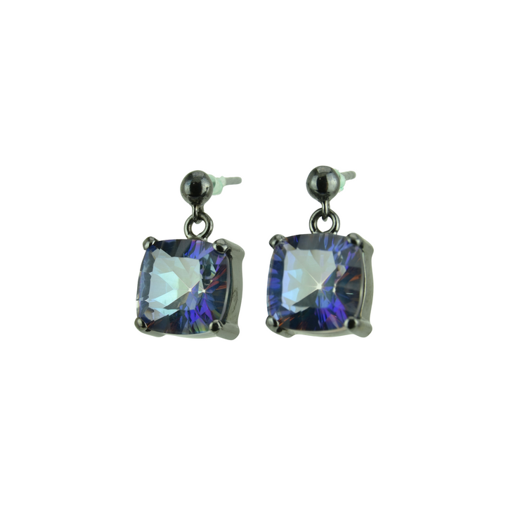 Indigo Warrior Mystic Quartz Earrings
