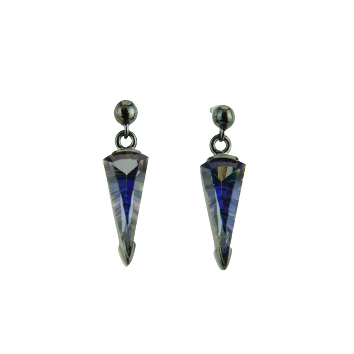 Indigo Warrior Mystic Quartz Earrings