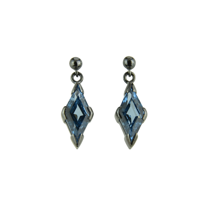 Blue Green Spinel Earrings