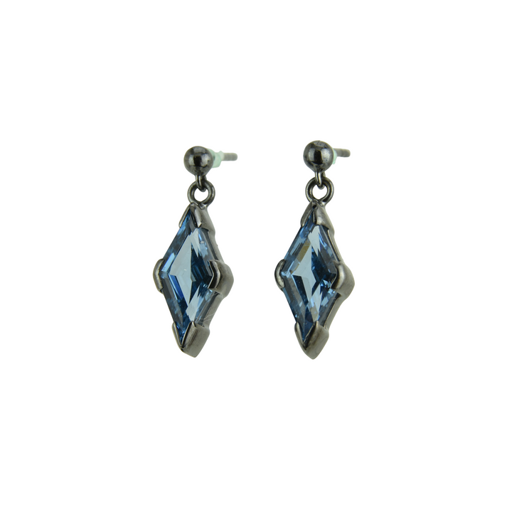 Blue Green Spinel Earrings