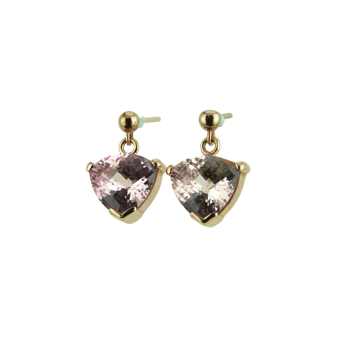 Imperial Pink Sapphire Earrings