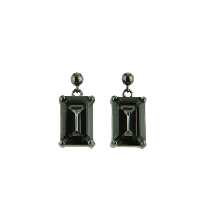 Midnight Mystic Quartz Earrings