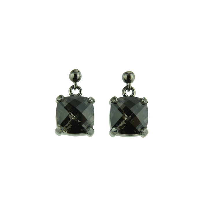 Midnight Mystic Quartz Earrings