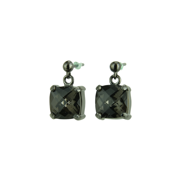 Midnight Mystic Quartz Earrings