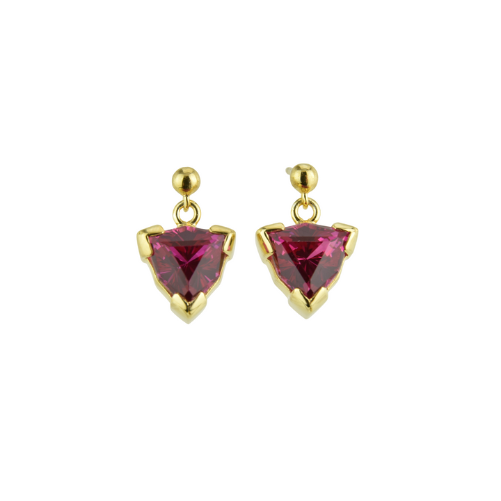 Parvati Pink Sapphire Earrings