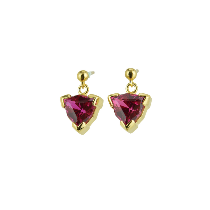 Parvati Pink Sapphire Earrings