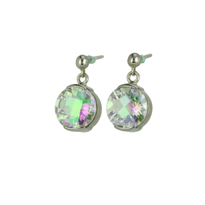 Angel Aura Serenity Mystic Quartz Earrings