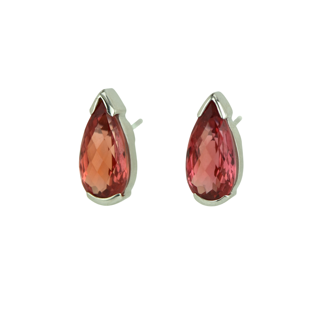Padparadscha Sapphire Earrings