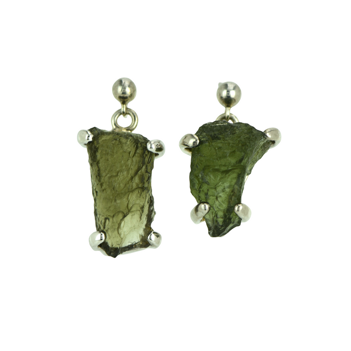 Moldavite Earrings