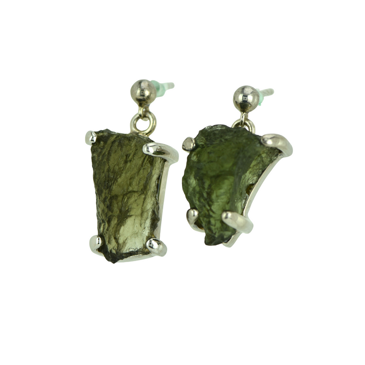 Moldavite Earrings