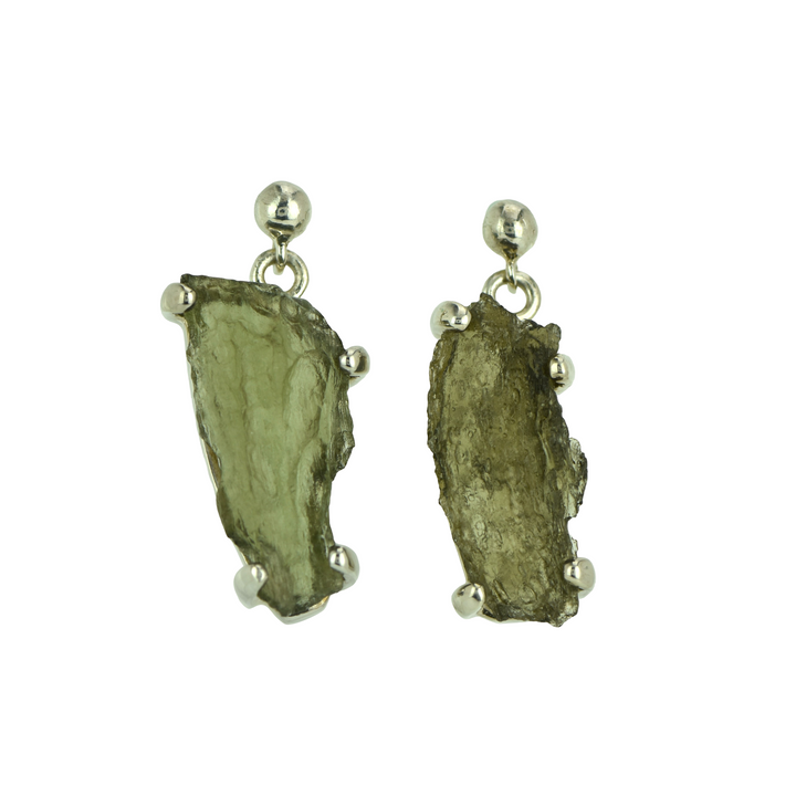 Moldavite Earrings