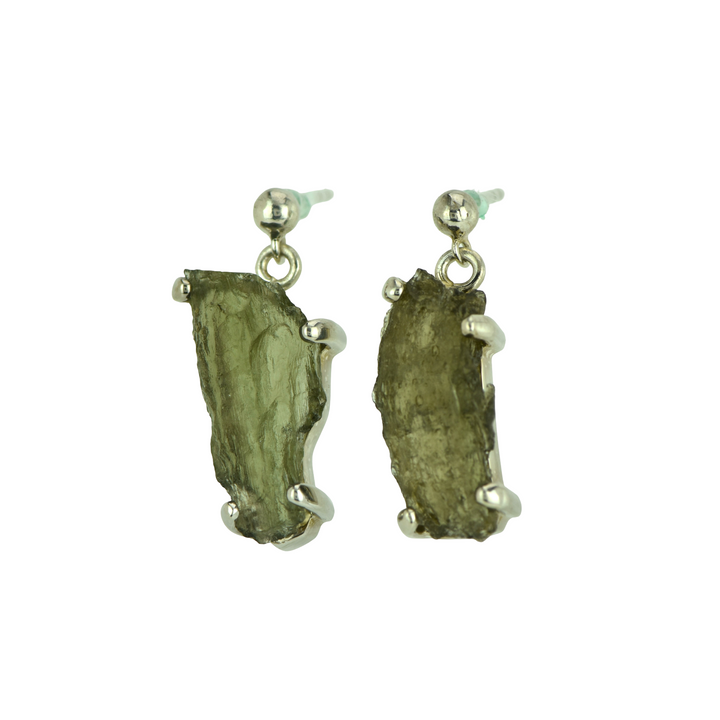Moldavite Earrings