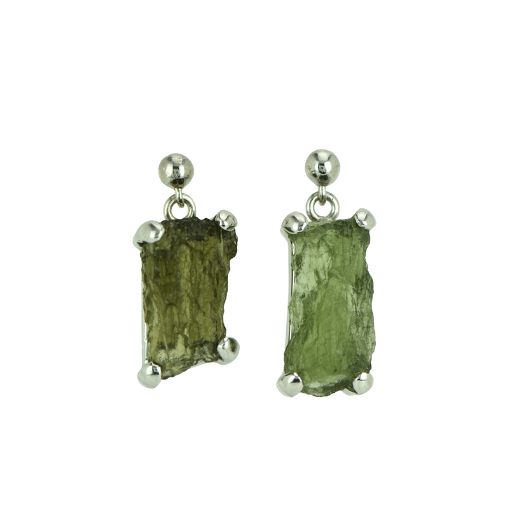 Moldavite Earrings