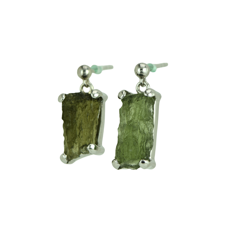 Moldavite Earrings